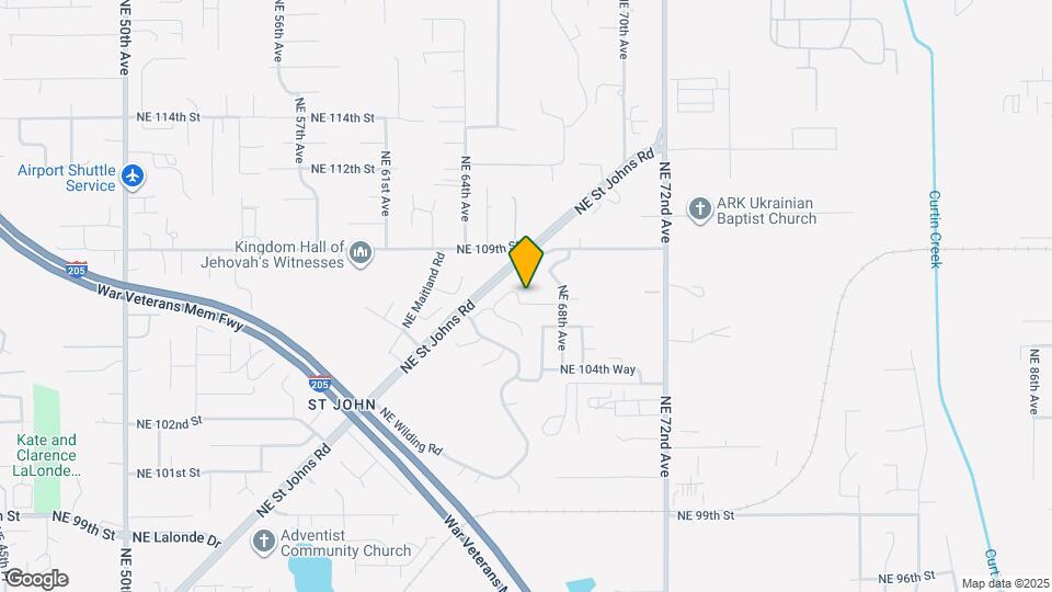 6604 NE 107th St Map and Location Details