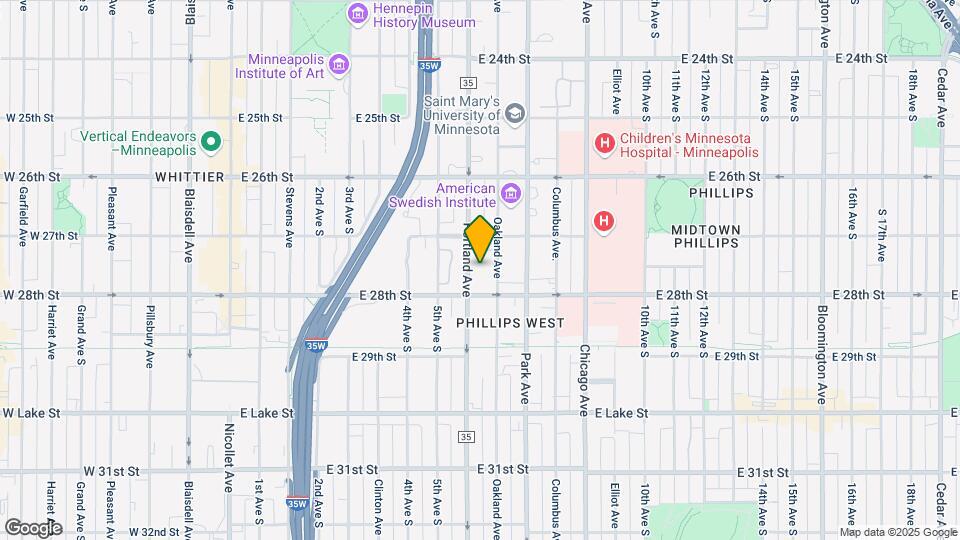 2733 Portland Ave S Map and Location Details