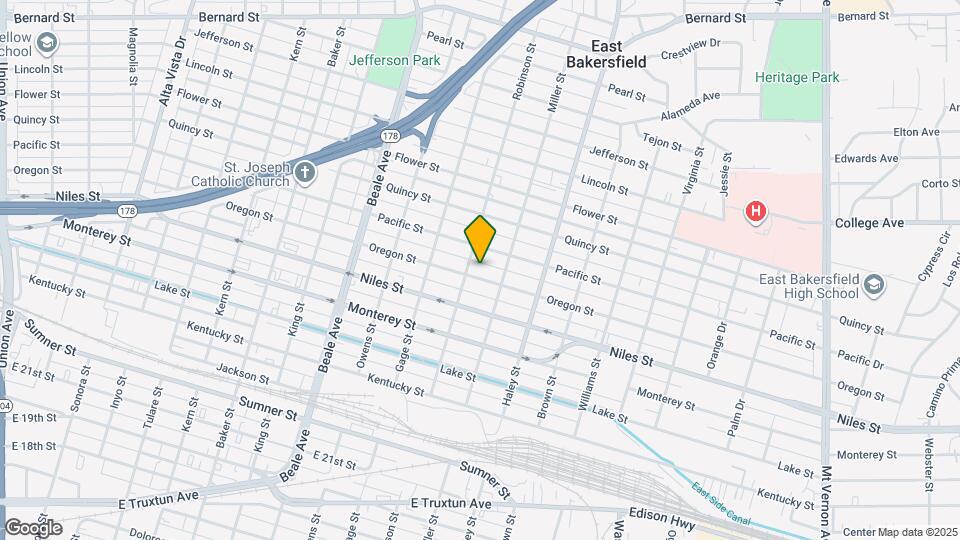 1210 Oregon St Map and Location Details