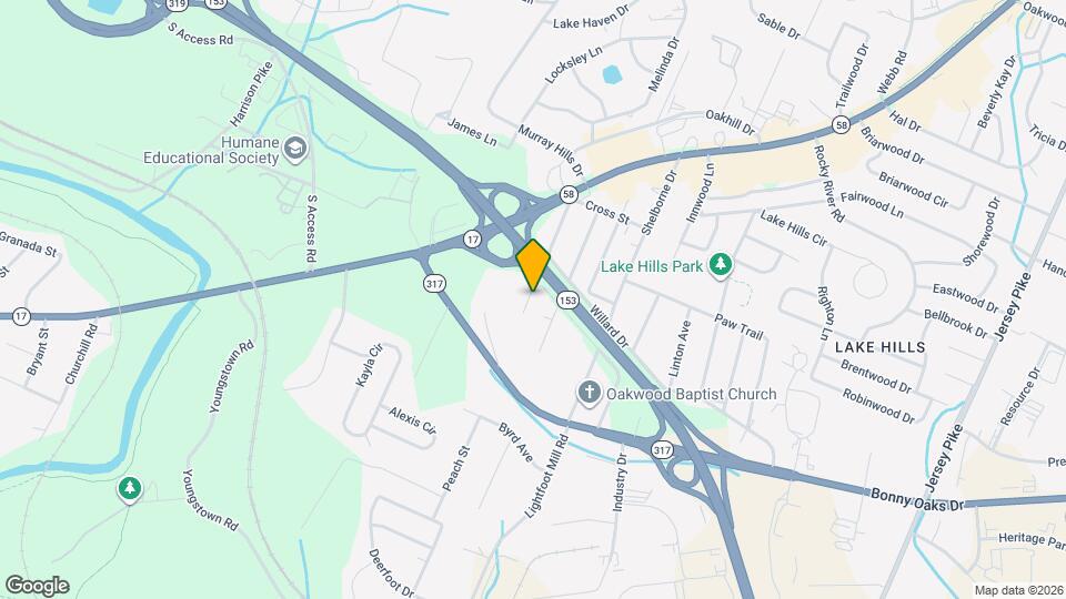 4158 Willard Dr, Unit 1 Map and Location Details