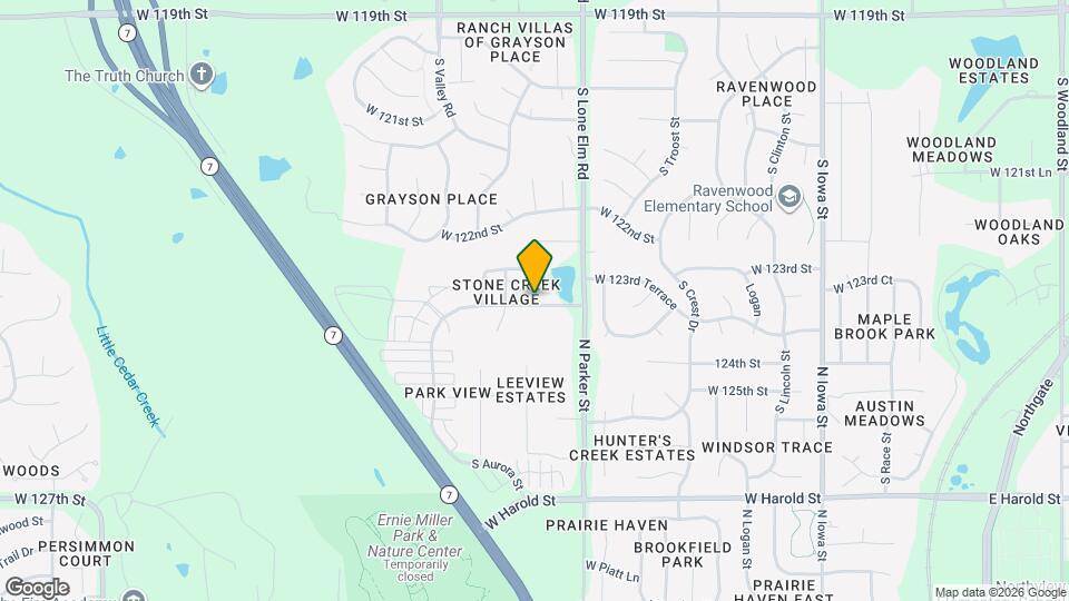 21680 W 124th St Map and Location Details