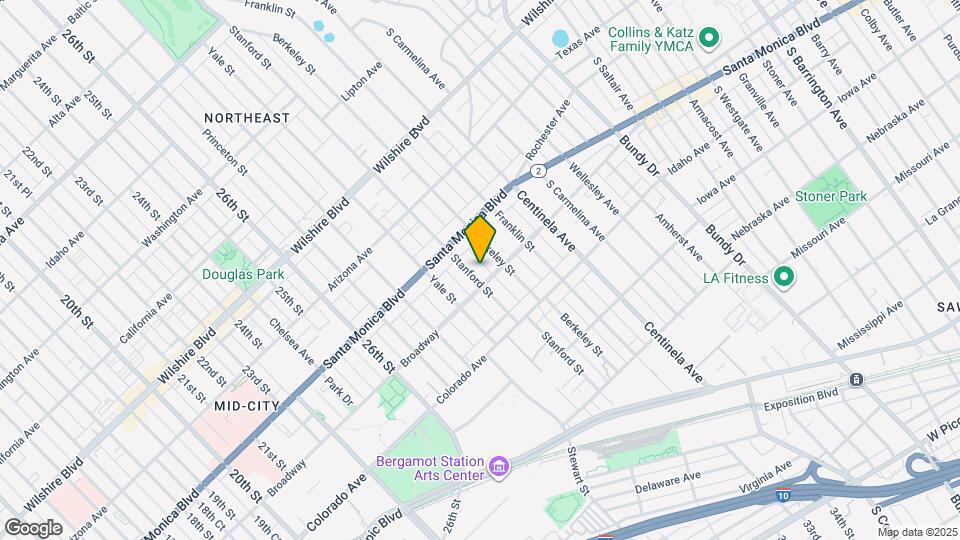 1447 Stanford St Map and Location Details