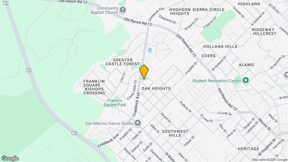 1712 Hamilton St Map and Location Details