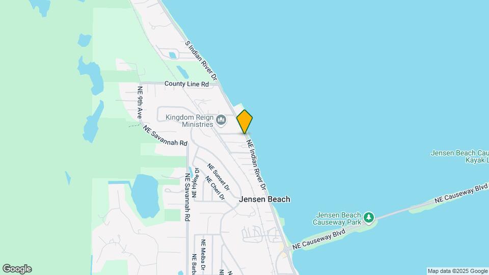 4490 NE Indian River Dr Map and Location Details
