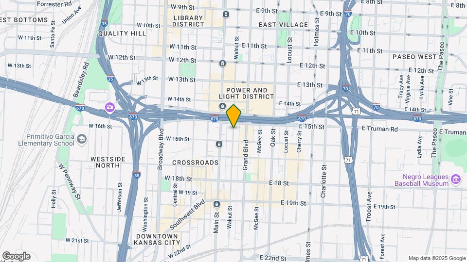 1513 Walnut St-Unit -201 Map and Location Details