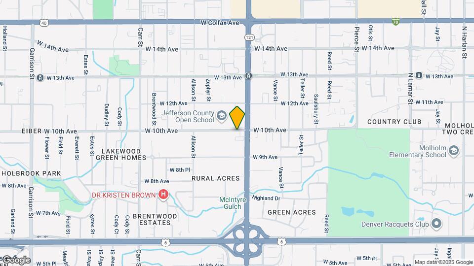 7630 W 10th Ave Map and Location Details