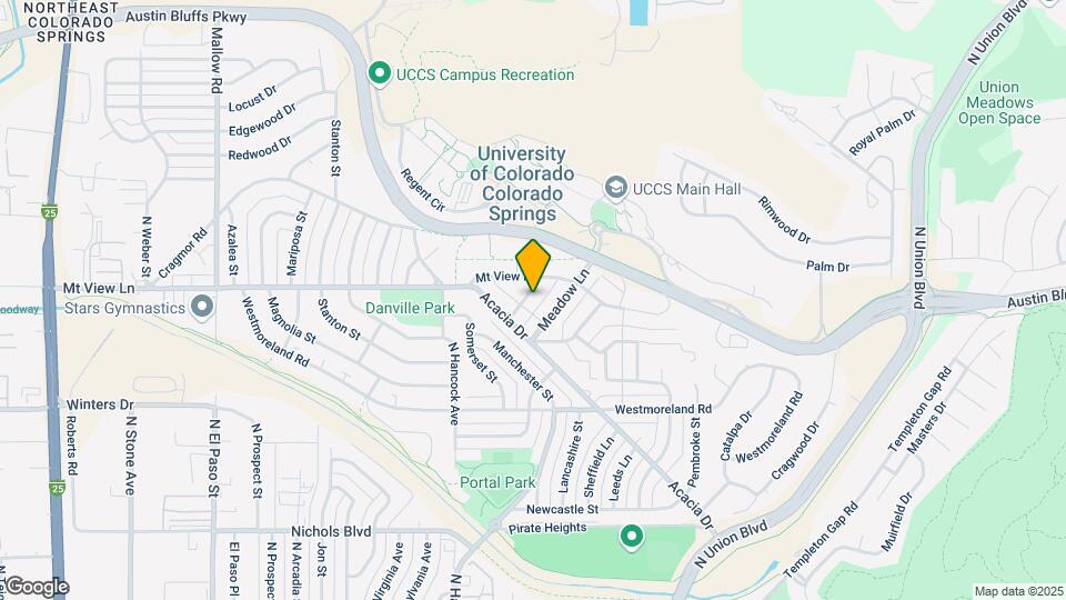 3845 Linda Vista Ln, Unit 3845 Map and Location Details