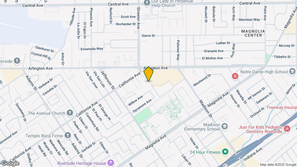 Melrose Place Apartments Map and Location Details