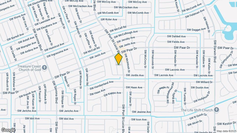 4057 SW McIntyre St Map and Location Details