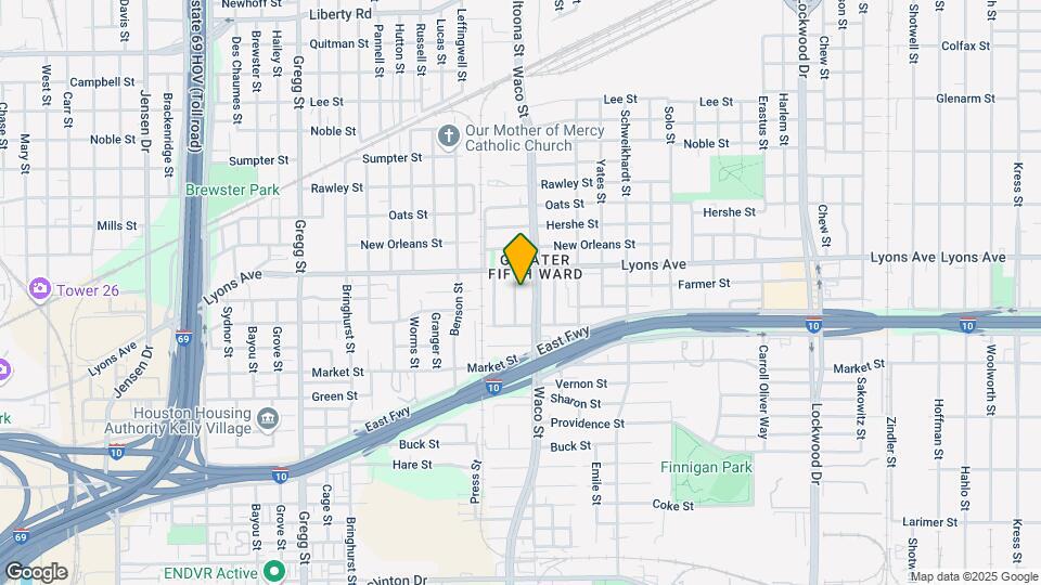 1416 Copeland St Map and Location Details