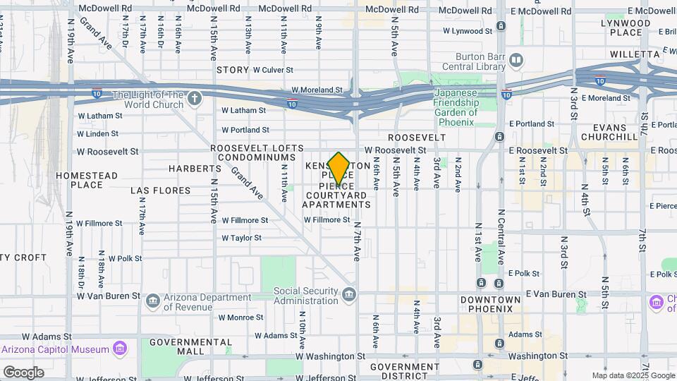 725 W McKinley St Map and Location Details