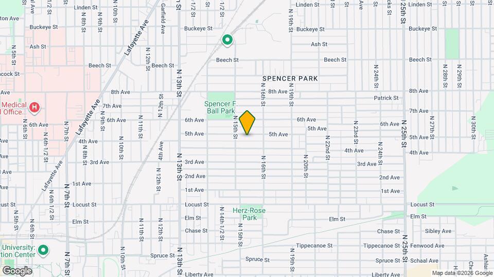 1527 5th Ave Map and Location Details