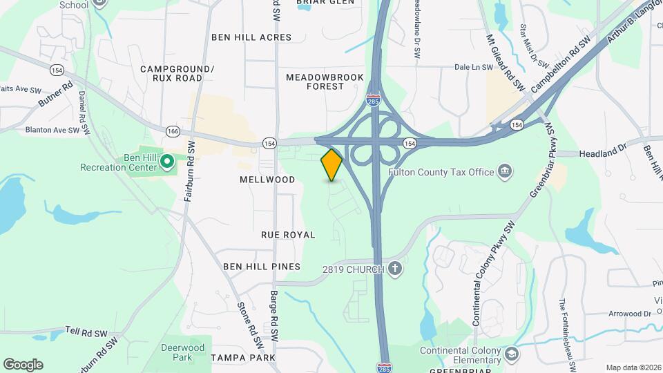 2596 Coventry St SW Map and Location Details