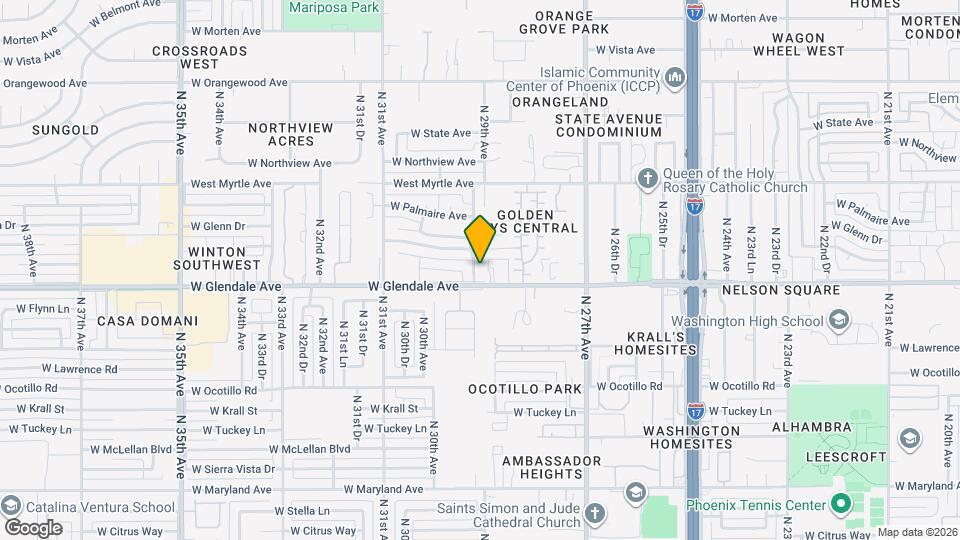 7009 N 29th Ave Map and Location Details