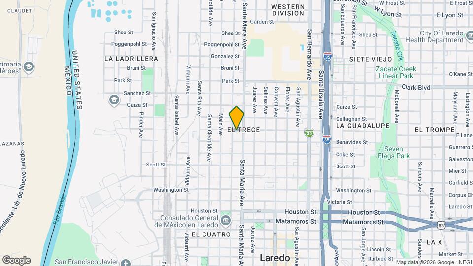 1517 Garcia St Mapa y Detalles de la Ubicación