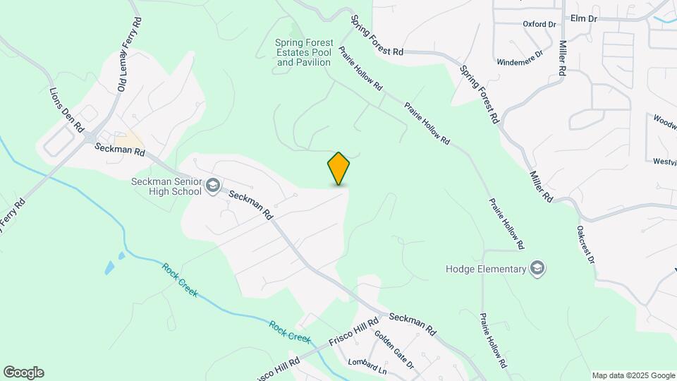 5109 Seckman Ridge Way Map and Location Details