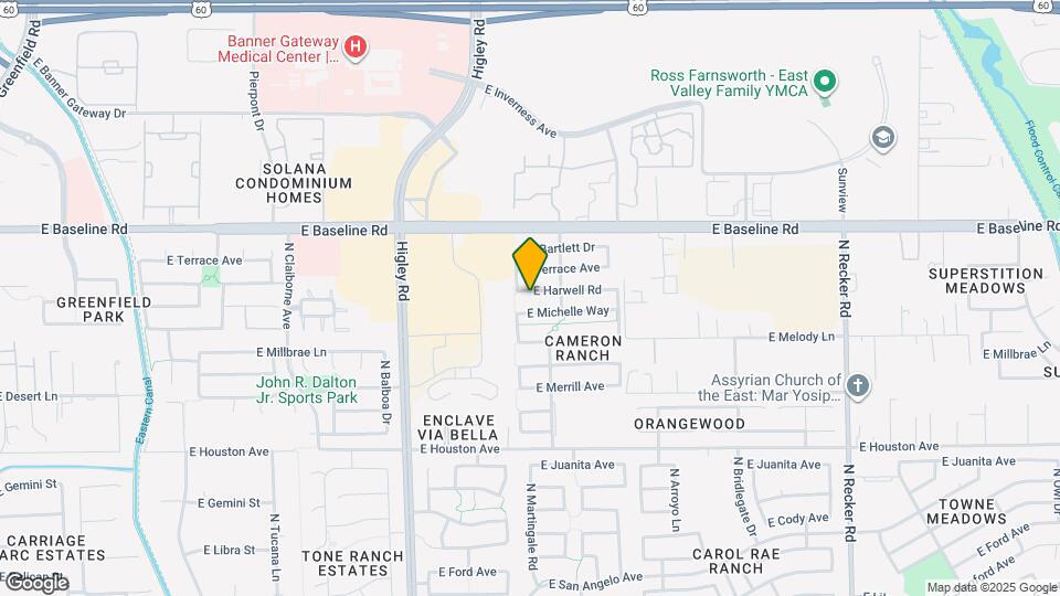 3437 E Harwell Rd Map and Location Details