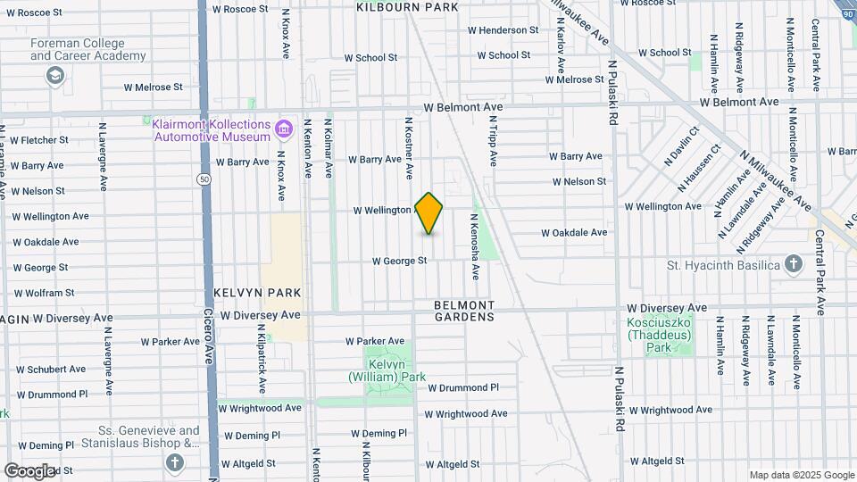 2918 N Lowell Ave Map and Location Details
