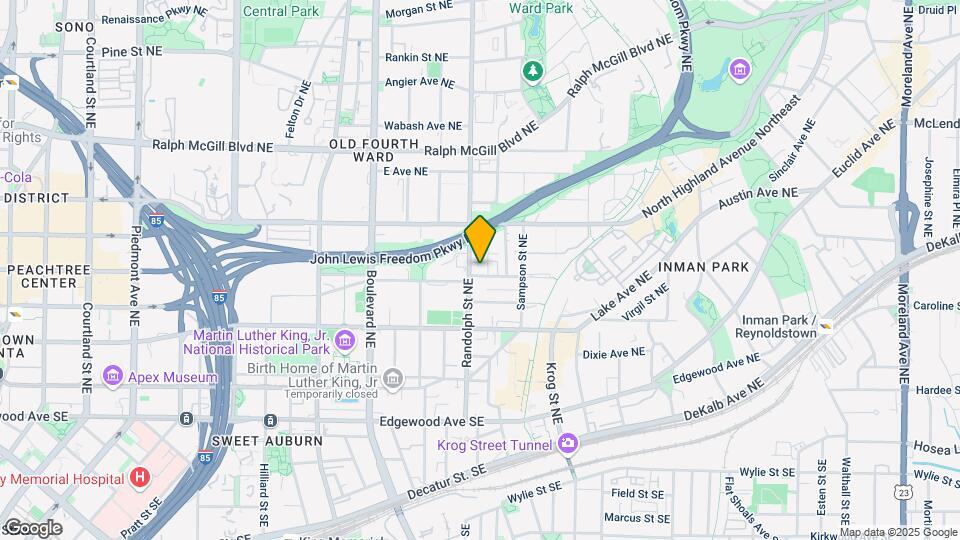 195 NE Randolph St Map and Location Details