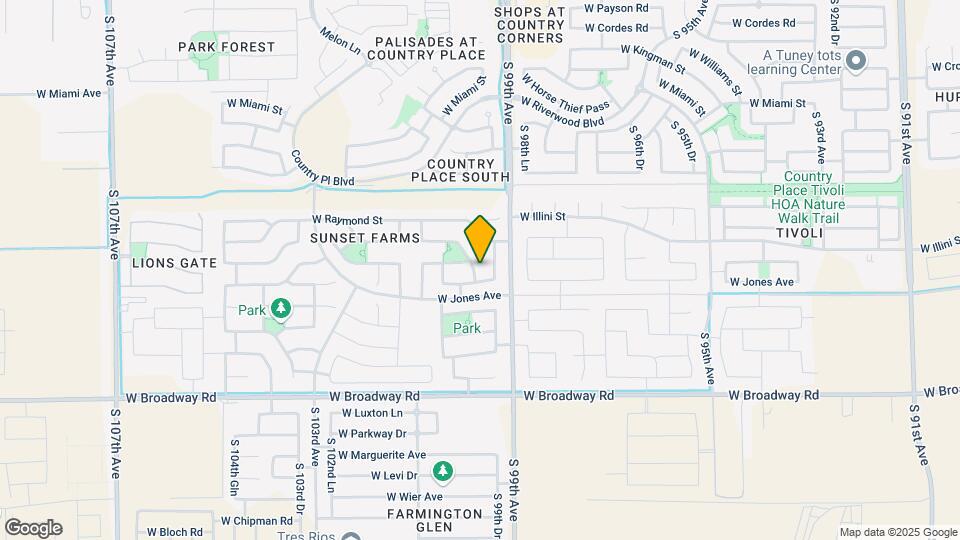 3825 S 100th Ave Map and Location Details