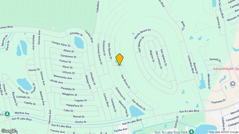 6827 San Bruno Dr Map and Location Details