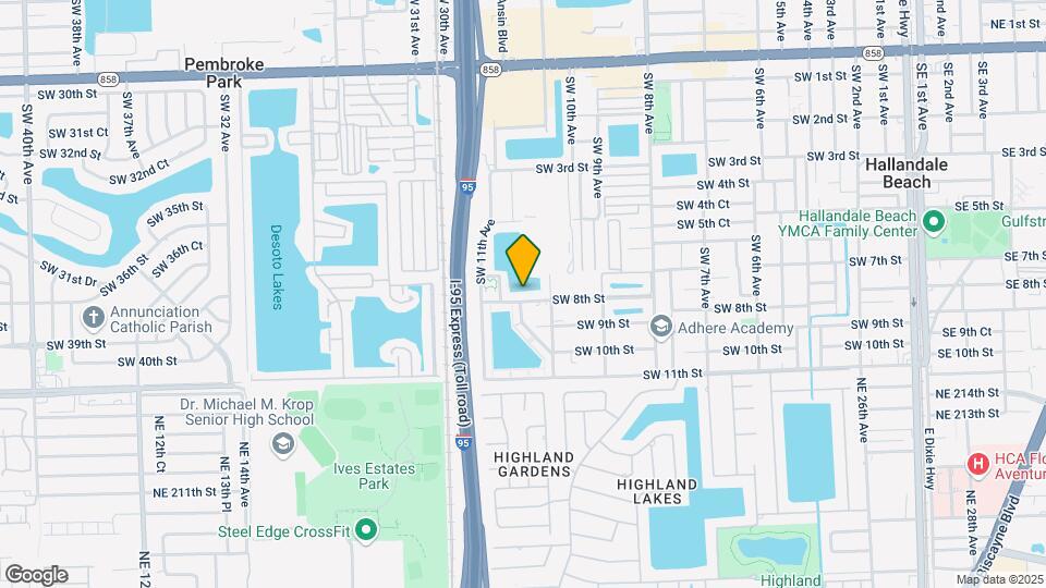 1020 SW 8th St Map and Location Details