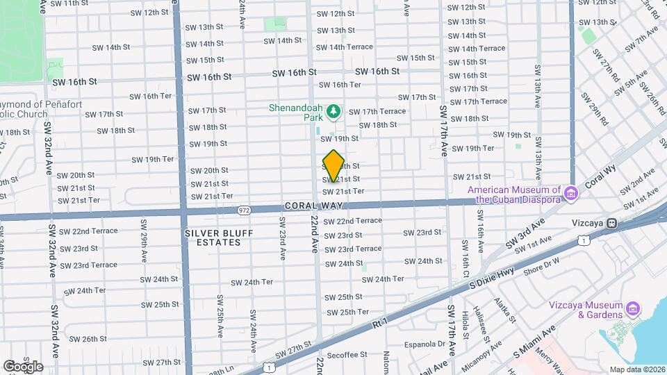 2151 SW 21st Ter Map and Location Details