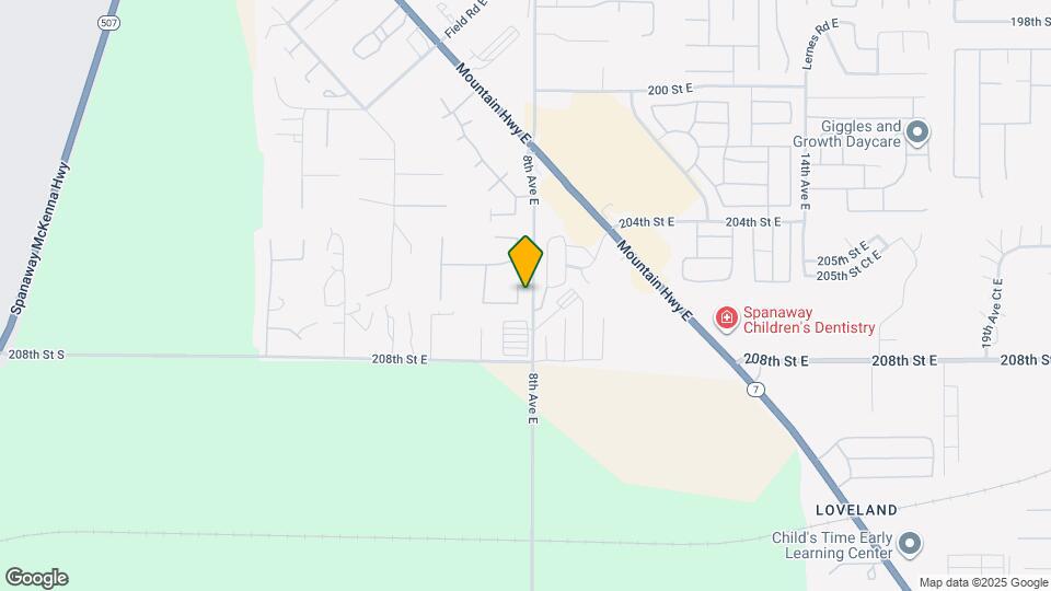 20615 7th Ave Ct E Mapa y Detalles de la Ubicación