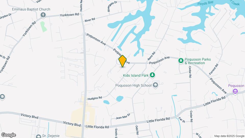 718 Poquoson Ave Map and Location Details