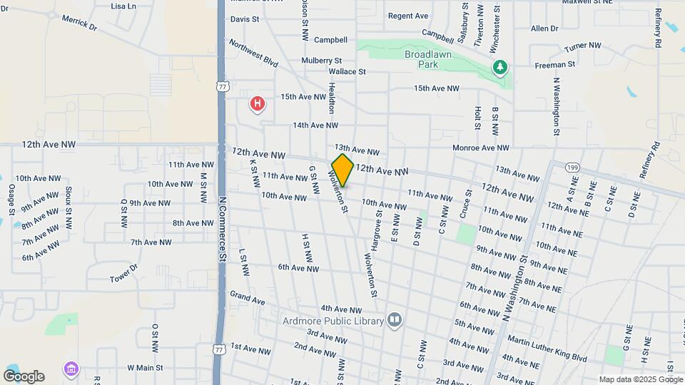 1003 Harris St NW Map and Location Details