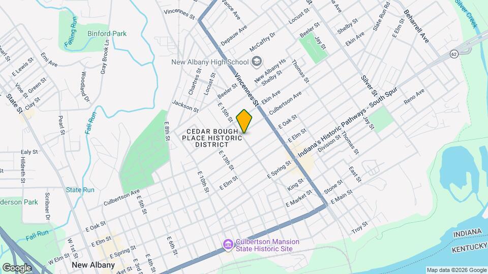 1502 Culbertson Ave Map and Location Details