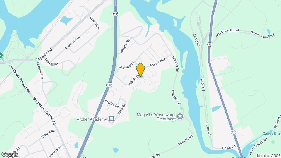 923 Warrior Hill Dr Map and Location Details