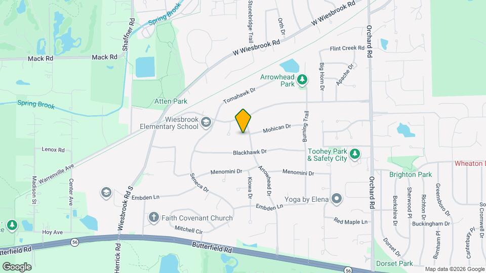 2S316 Arrowhead Dr Map and Location Details