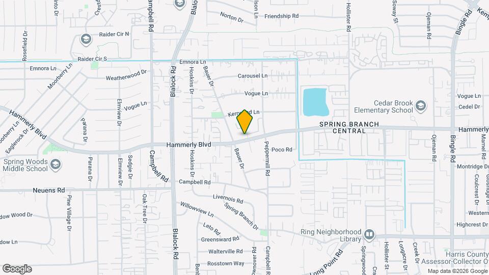 9218 Hammerly Blvd Map and Location Details