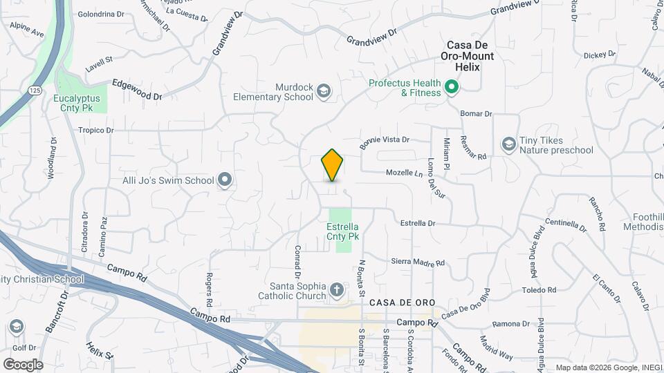 4121 Conrad Dr Map and Location Details