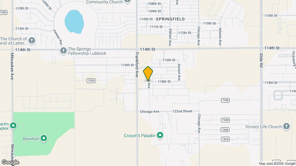 11810 Evanston Ave Map and Location Details