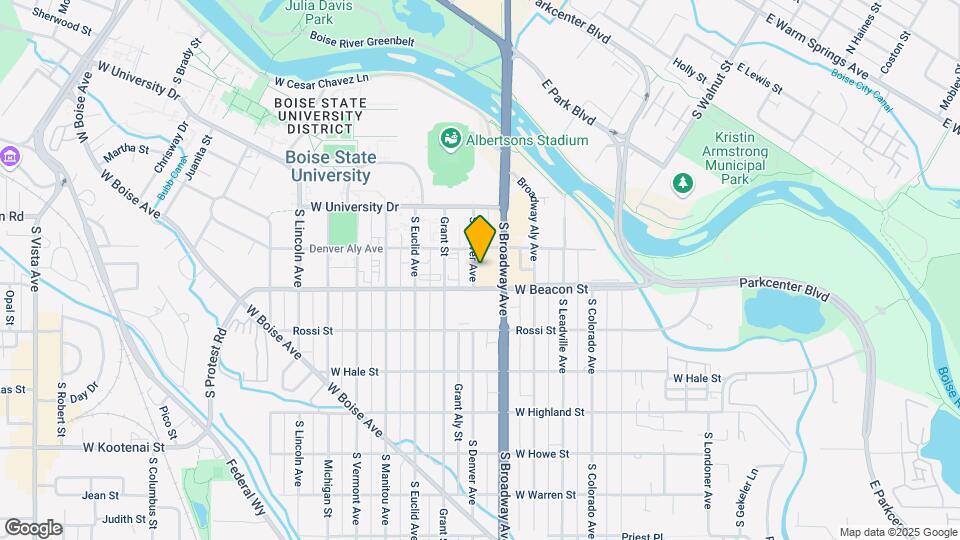 1160 S Denver Ave Map and Location Details
