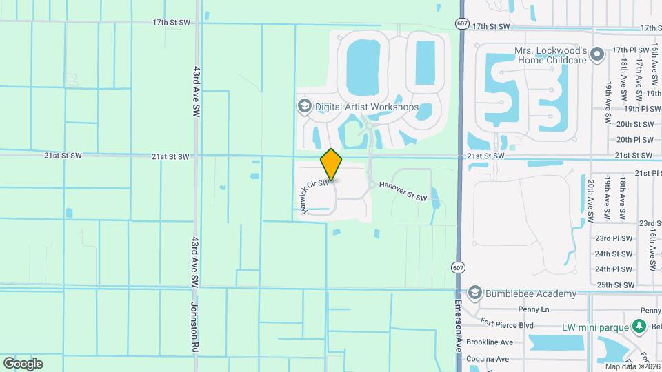 2198 Harwick Cir SW Map and Location Details