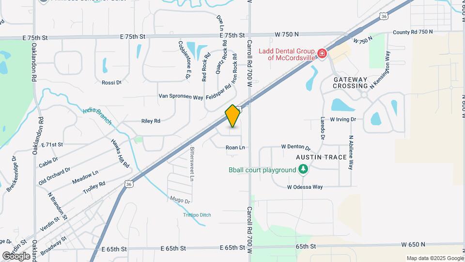 7111 Spurrington Cir Map and Location Details