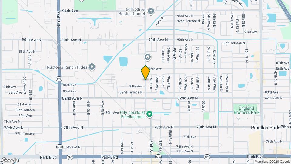 8470 60th St Map and Location Details