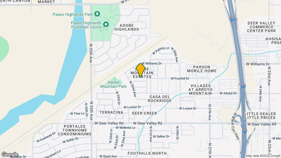 3134 W Foothill Dr Map and Location Details