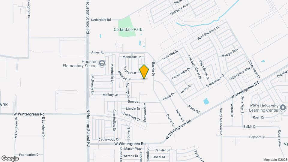 2206 Midbury Dr Map and Location Details