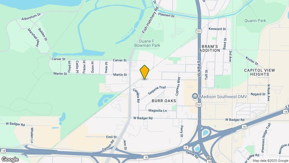 1037 Ridgewood Way Map and Location Details