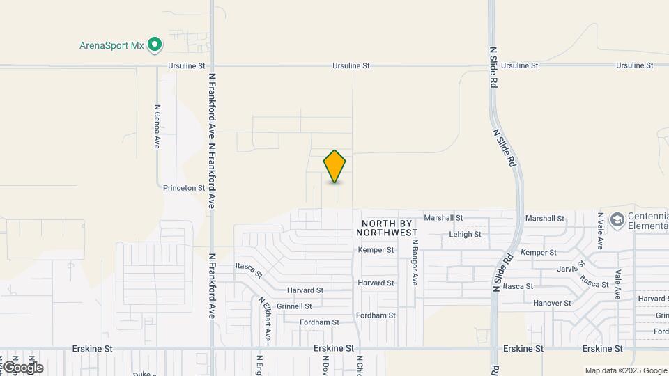 1615 N Clinton Ave Map and Location Details