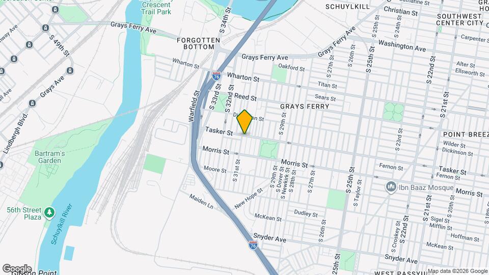 1601 S LeCount St Map and Location Details