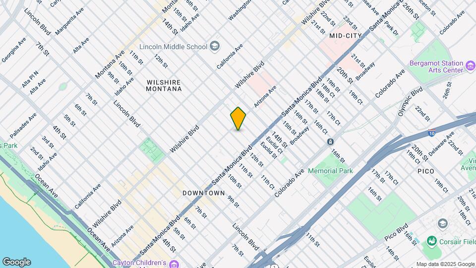 1317 12th St, Unit 9 Mapa y Detalles de la Ubicación