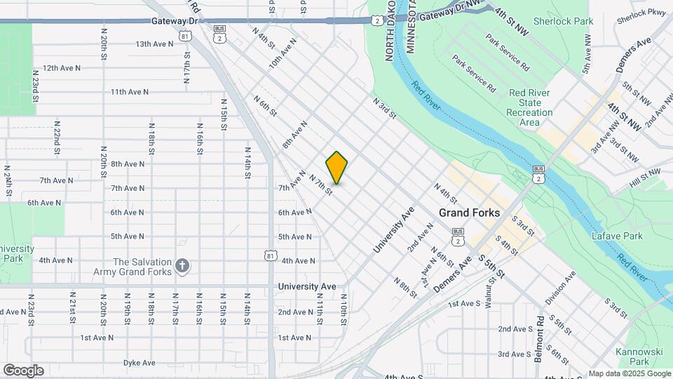 520 N 7th St Map and Location Details