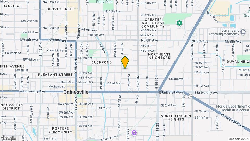 716 NE 4th Ave Map and Location Details