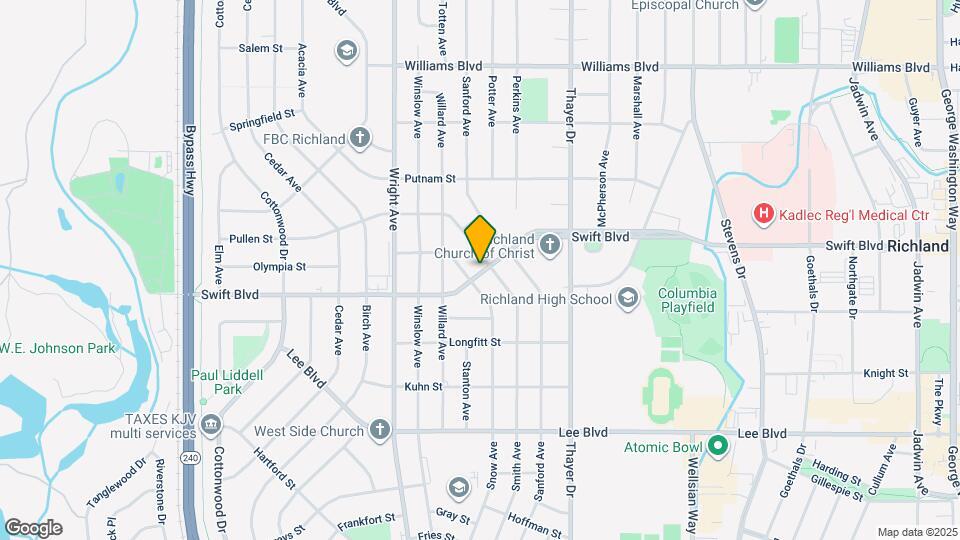1604 Swift Blvd Map and Location Details