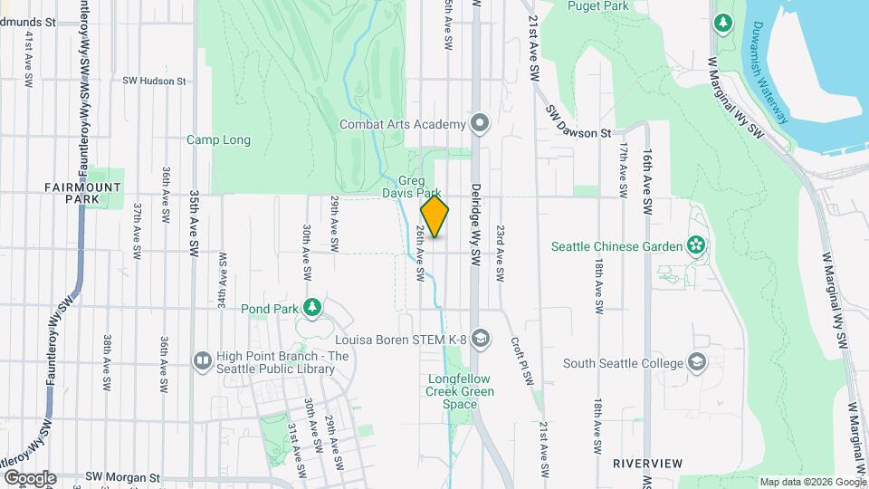 5455 25th Ave SW, Unit C Map and Location Details